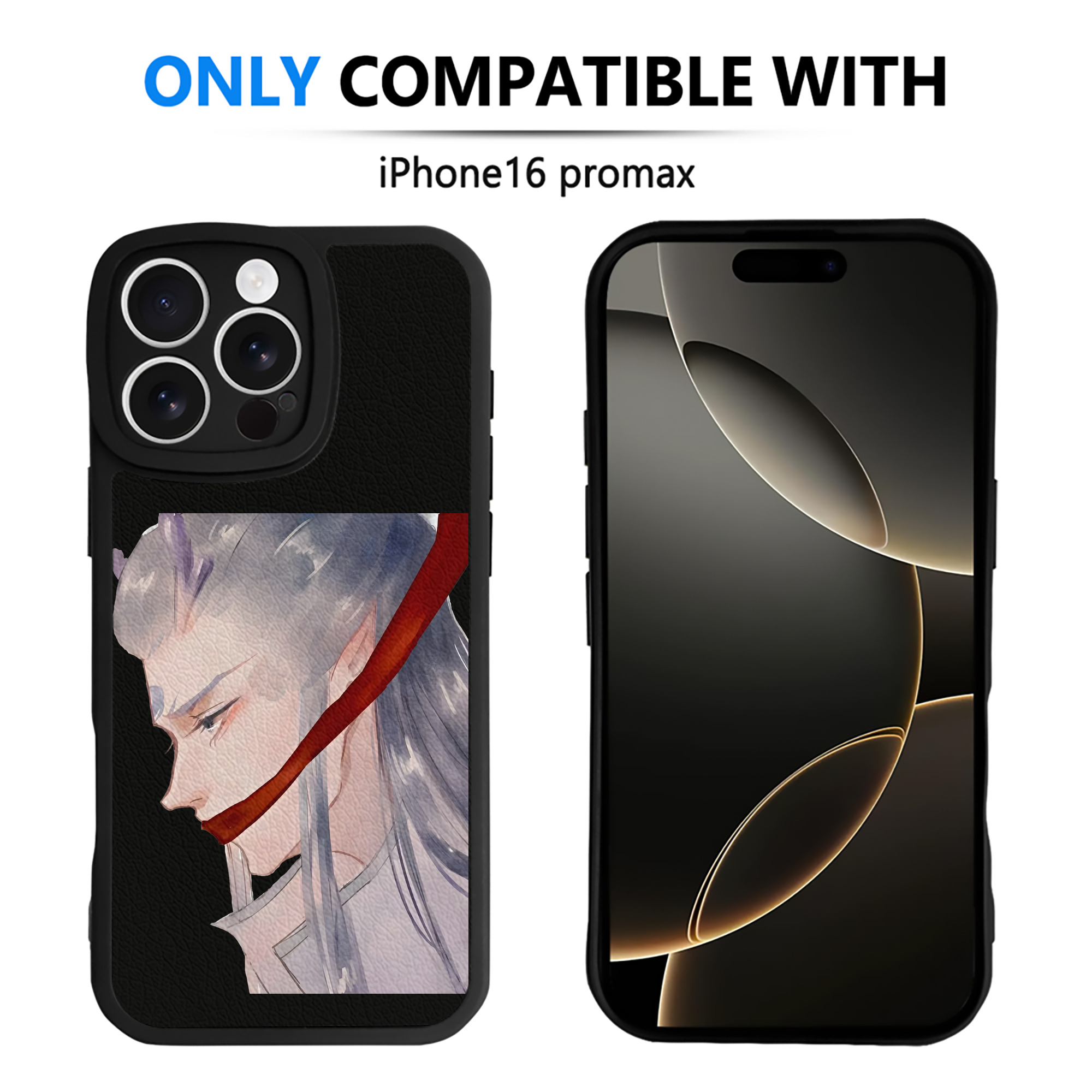 （画像用） Ne Zha 2 ナタ 魔童の大暴れ 【iPhone 16シリーズ対応】シリコンスマホケース（レザー調） 材質：シリコン